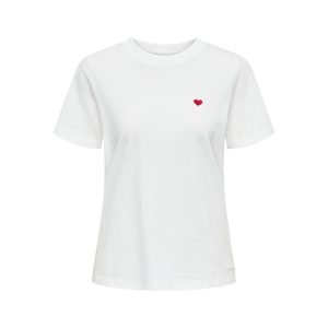 JDY - T-shirt Pisa - wit - xs