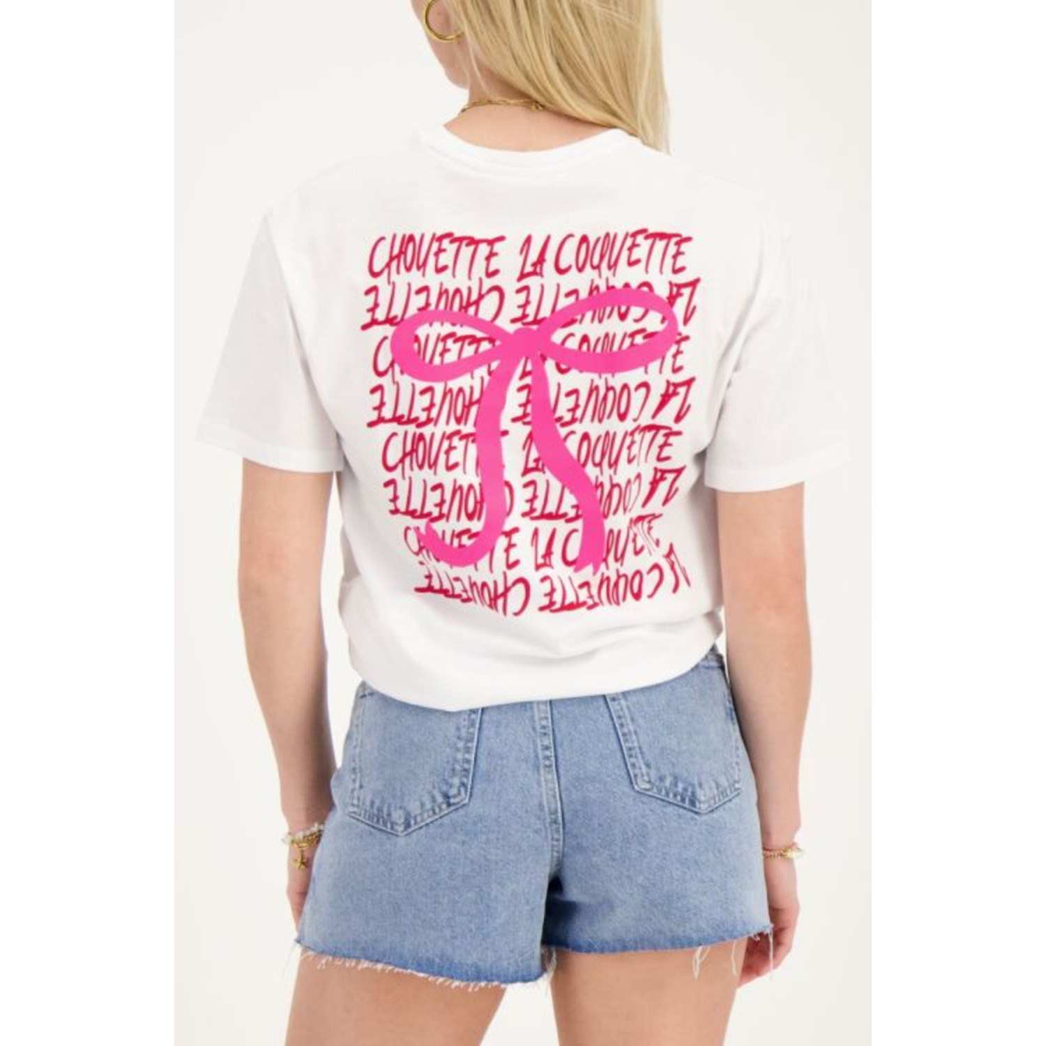T-shirt La coquette - wit