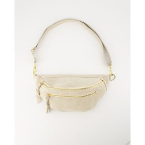 Tas Quinty suede - Ecru