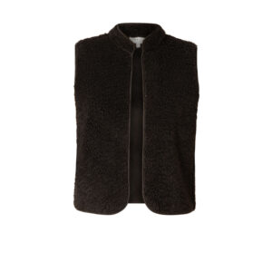 Teddy gilet Shery - zwart