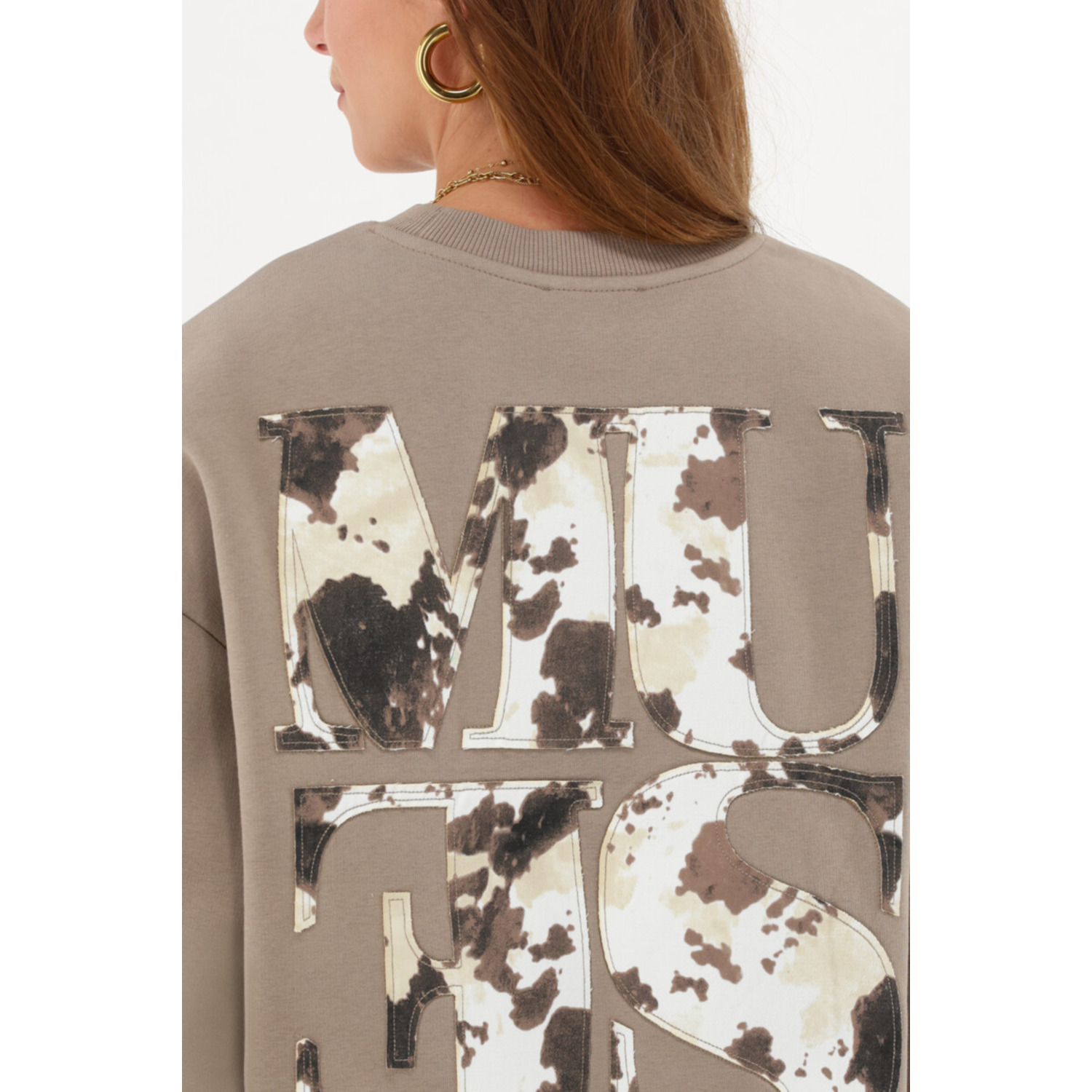 Muse sweater - koeienprint - Afbeelding 3