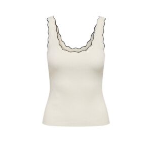 Top Nanna wit/zwart - xs