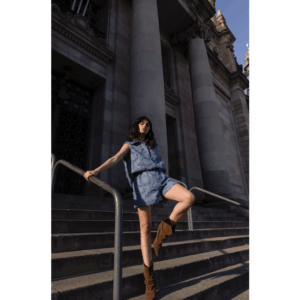 Short Sofia blauw - l