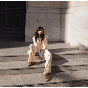 Broek Jackie - beige - l