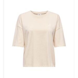 t shirt sally beige print wild and free - m